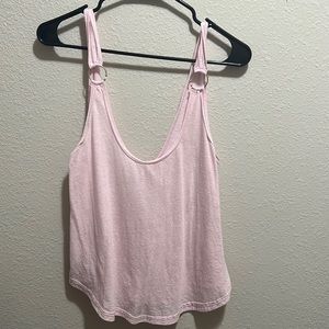 Tank top with detail on strap